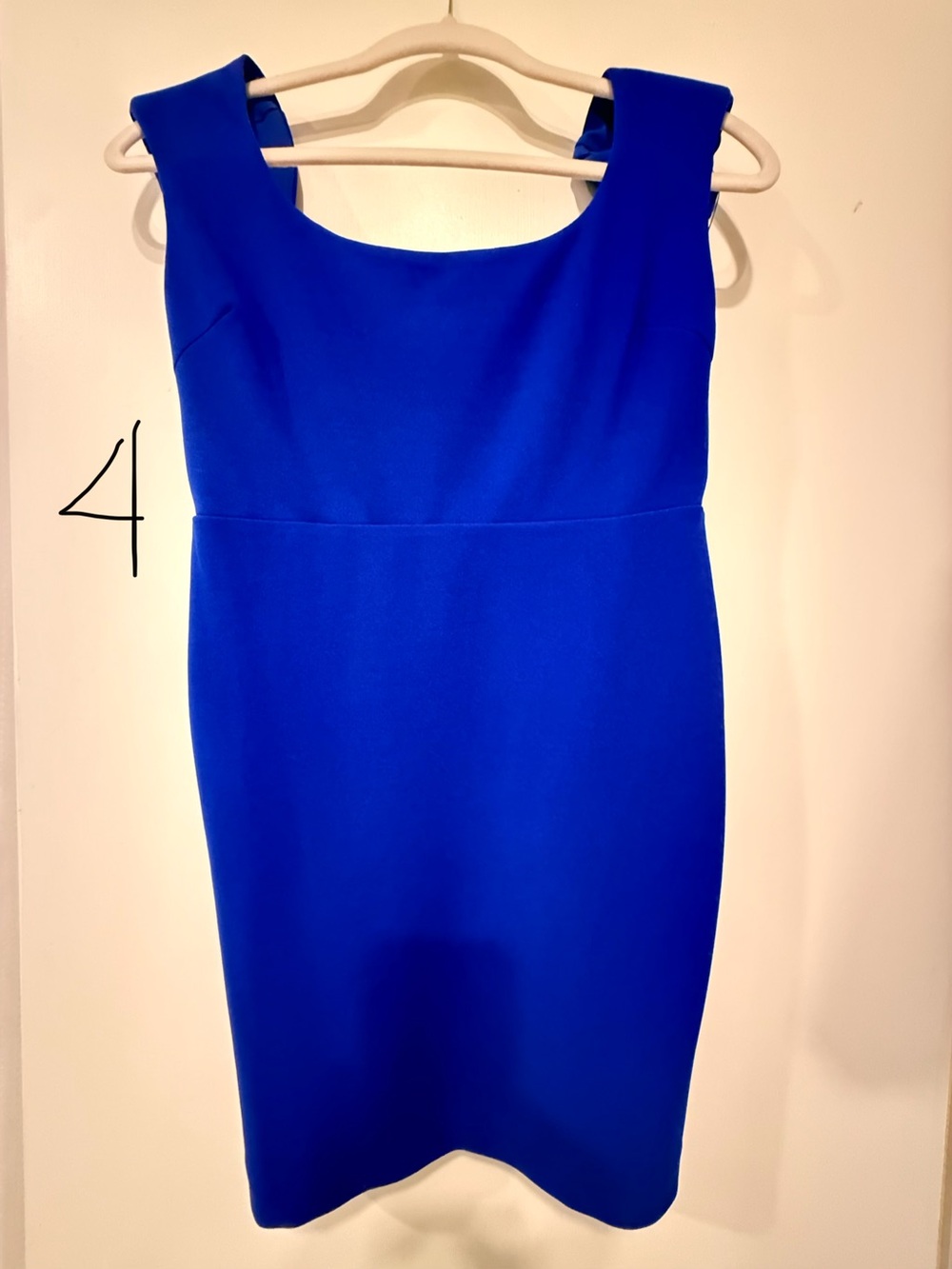 Anne Rae Classic Royal Blue Sheath Dress - Timeless Women's Workwear